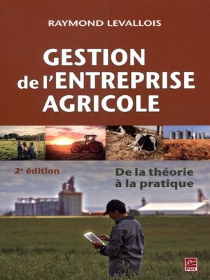 cover image of Gestion de l'entreprise agricole